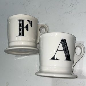 Anthropologie Mug Set
